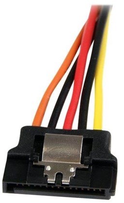 StarTech com com Latching SATA Power Y Splitter Cable Adapter - M/F - power splitter - 15.24 cm PYO2LSATA