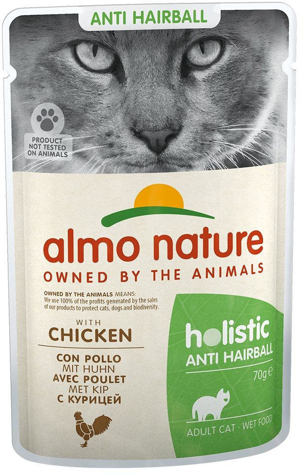 Almo Nature Classic Almo Nature Anti Hairball 6 x 70 g Kurczak