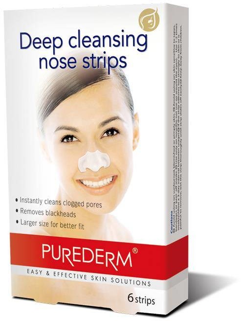 Purederm Deep Cleansing Nose Strips głęboko oczyszczające plastry na nos 6szt. 92697-uniw