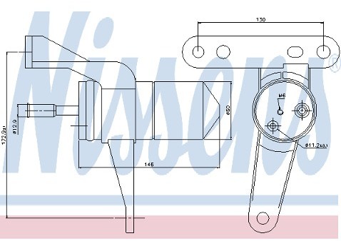 NISSENS Osuszacz klimatyzacji 95471