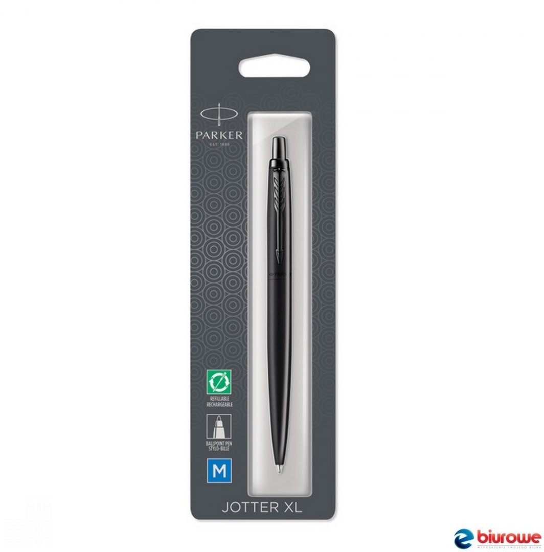 Parker Długopis niebieski) JOTTER XL BLACK MONOCHROME 2122757 blister 2122757
