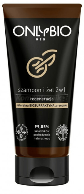 OnlyBio szampon i żel 2w1 dla mężczyzn regeneracja 200 ml