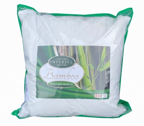 AMW Poduszka Bambusowa Imperial Bamboo Antyalergiczna 50x70 z zamkiem 600g 5907666080085
