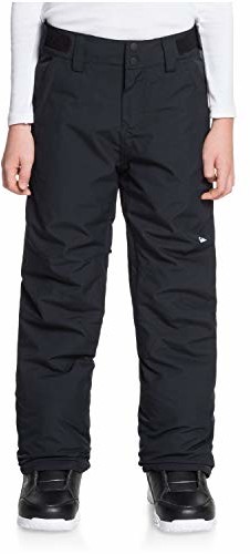 Quiksilver Chłopięce spodnie narciarskie Estate 8-16, True Black, L/14 EQBTP03033