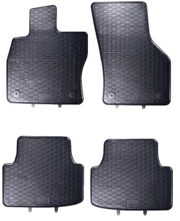 GEYER-HOSAJA Dywaniki gumowe czarne GEYER-HOSAJA 815/4C, 4 szt, SKODA OCTAVIA III, AUDI A3 8V, VW PASSAT B8, GOLF SPORTSVAN GEYER-HOSAJA 01 1 99 114 21 00 1 1