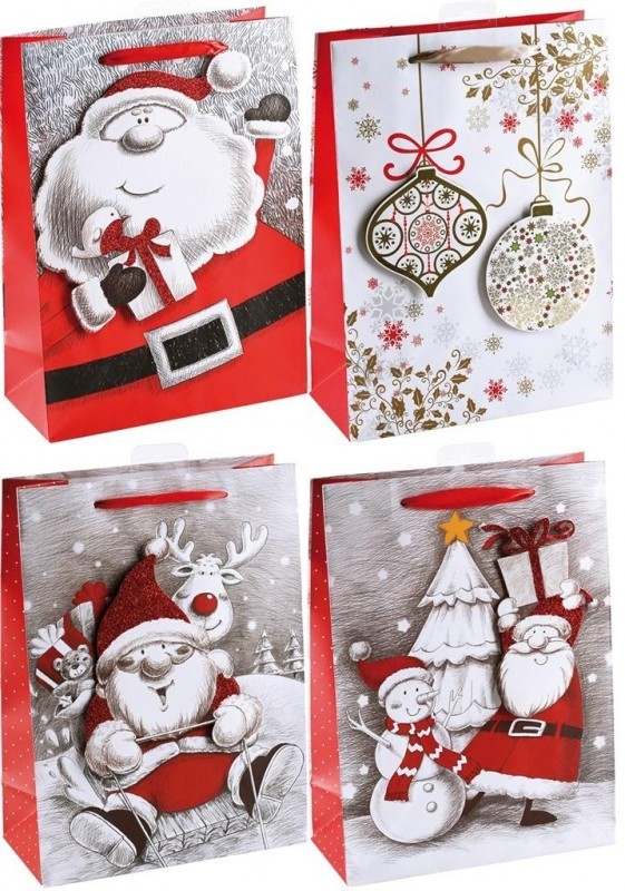 Avanti Torebka papierowa średnia 3D TBN-2 mix