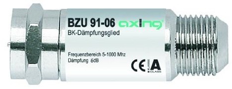 Axing BZU 91 03 BK-tłumienie członek (5 1006 MHz, 3 DB) 7611682000382
