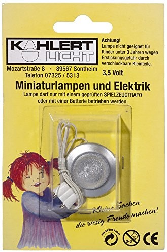 Kahlert Licht 10348 - mini lalka - kinkiet srebrny matowy LED