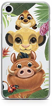 Disney ERT GROUP Oryginalne etui na telefon komórkowy Simba and Friends 003 iPhone XR Phone Case Cover DPCSIMBF1601
