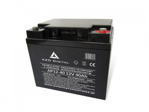 AGM AZO DIGITAL Akumulator VRLA bezobsługowy AP12-40 12V 40Ah AP12-40