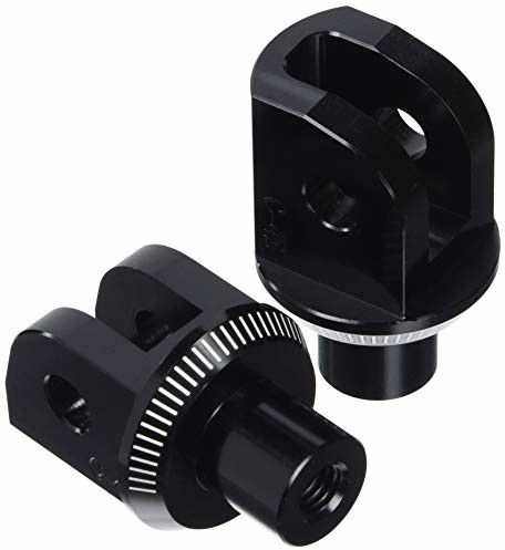 Puig Zestaw adapterów do podnóżków kierowcy 887N Ninja 400 16' ZX-10RR 17', Kawasaki ZX-10R SE 18', czarny 8887N