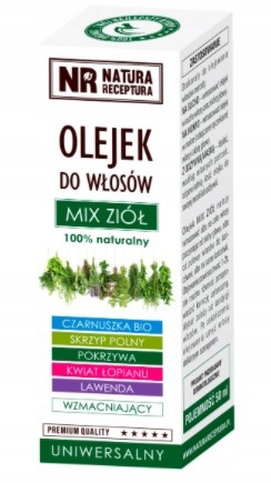 Olejek do włosów MIX Ziół 50ml Natura Receptura