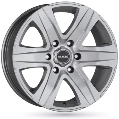 MAK Felga STONE6 T SILVER 8.5x20 6x139.7 ET50 J20875085STO.BS