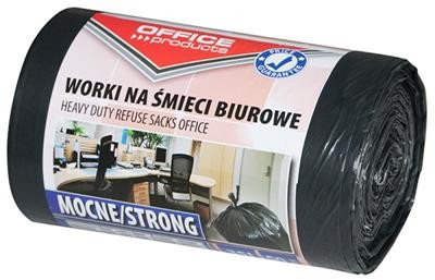 Office products OFFICE PRODUCTS Worki na śmieci biurowe mocne (LDPE), 35l, 50szt., czarne 22021213-05