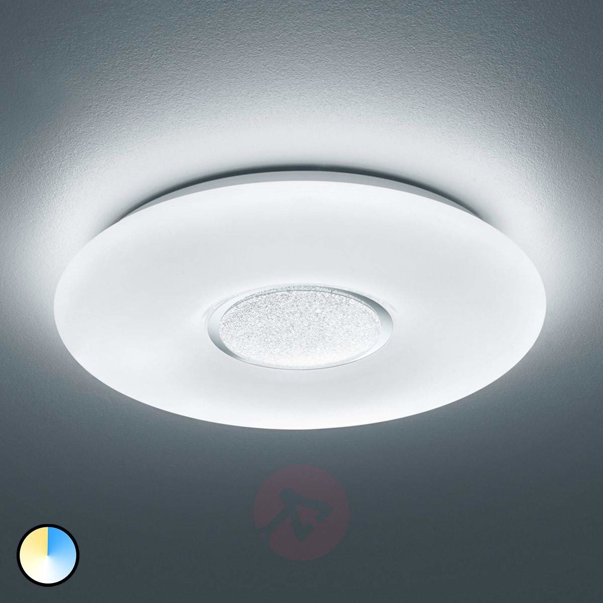 Reality LEUCHTEN Lampa sufitowa LED Akina z pilotem