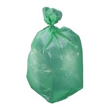 PROLINE PROLINE Worki na śmieci LDPE 120l rolka 10 sztuk zielone 41205 PX41205