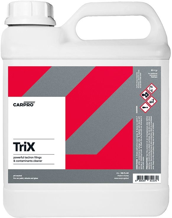 CARPRO CQUARTZ CarPro TRIX TarX IronX deironizacja + usuwanie smoły 4L CAR000122