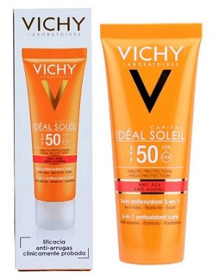 Vichy Ideal Soleil Anti-aging SPF50 krem ochronny do twarzy 50ml
