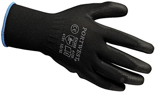 Portwest portwest Workwear PU Palm Glove  A120  EU/UK, XL, czarny A120BKRXLA
