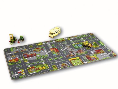 Unbekannt Meubinex 52029406 - Dywan do zabawy City 100 x 190 cm