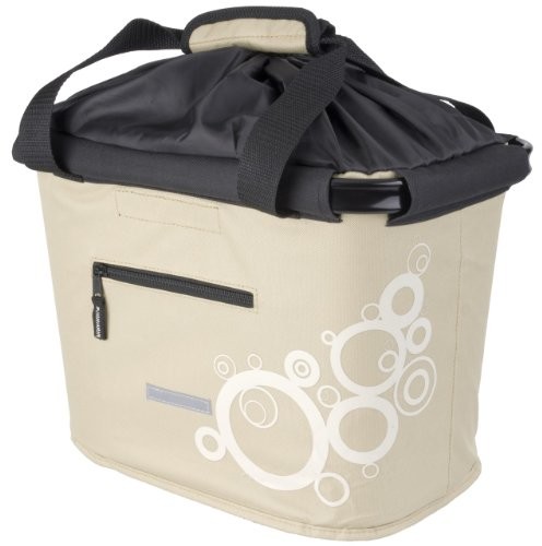 Delux Blue Bird kosz-torba na kierownicę, szary 63359B
