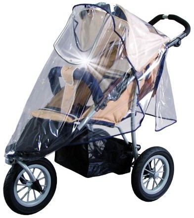 Sunnybaby Sunny Baby 17083 Wózek deszcz, DACH składany z paskami odblaskowymi uniwersalny dla osób uprawiających sport, Shopper, dla biegaczy lub na Buggy z dachem