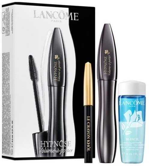 Lancome zestaw Hypnose Volume A Porter Mascara 01 Noir Intense 6,5ml + Le Crayon 01 Noir + Bi Facil 30ml) 30ml