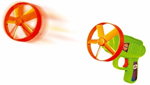 Paul Günther GmbH & Co. KG Paul Günther 1685 gra śmigła, turboblaster zestaw do gry w samolocie dla dzieci od 5 lat, z pistoletem startowym i 6 wirnikami 1685