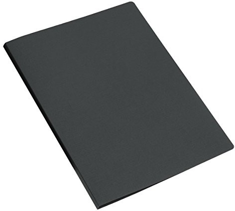 HF2 HF2 Książka prezentacyjna Flex (20 przezroczystych kieszeni) | Portfolio strony przedniej A4 i teczka ekspozycyjna na spotkania i konferencje, przezroczysta teczka kieszonkowa, czarna, 119268 119268