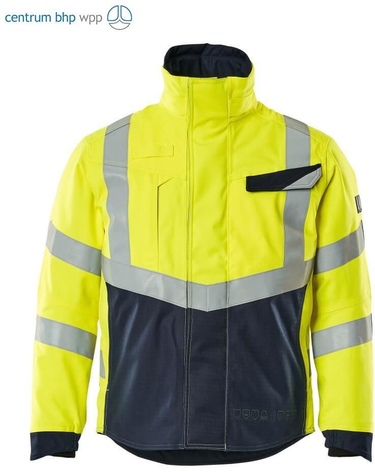 Mascot MULTISAFE KURTKA PILOTKA; ŻÓŁTY HI-VIS/CIEMNY GRANAT (4XL)