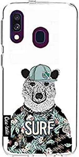 Samsung Casetastic Etui na telefon Galaxy A40 (2019), cienkie etui z tworzywa TPU. Amortyzująca i odporna na zarysowania osłona do Galaxy A40 (2019) - Surf Bear - CASETASTIC 94766