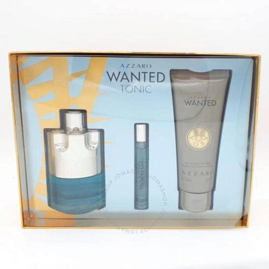 Azzaro Wanted Tonic EDT 100ml + Hair & Body Shampoo 100ml + EDT 6ml 102322-uniw