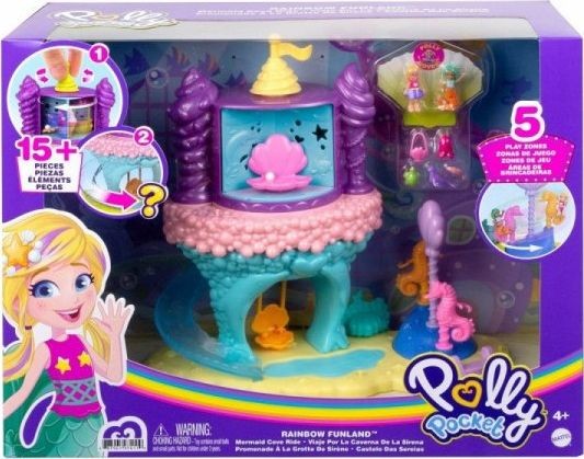 Mattel Figurka Zestaw figurek Polly Pocket Lunapark Zatoka Syren GXP-783604