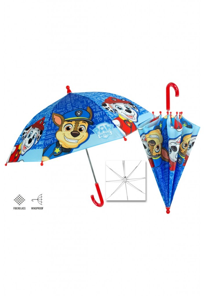 Paw Patrol Psi Patrol Parasolka chłopięca 1Y40EX 1Y40EX SAM  ONE SIZE