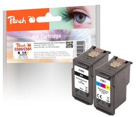 Peach Tusz HP PG-560BK CL-561C 1x8 ml 1x8,5 ml CMYK 321029)