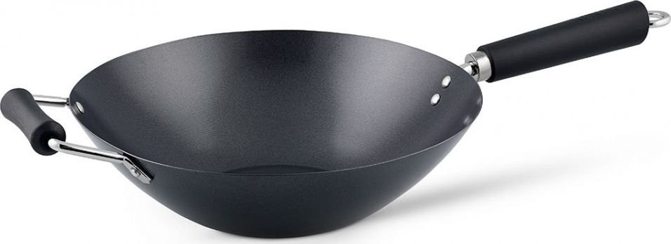Ken Hom Patelnia  Patelnia WOK 31cm czarna 1szt Excellence Ken Hom KH431001