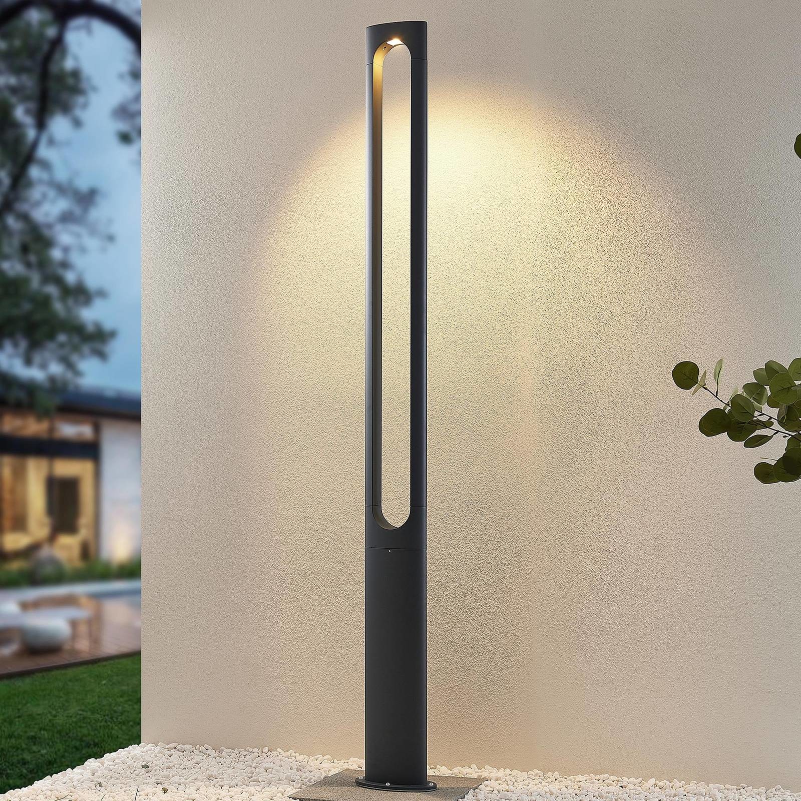 Lucande Lucande Dovino latarnia ogrodowa LED, 200 cm