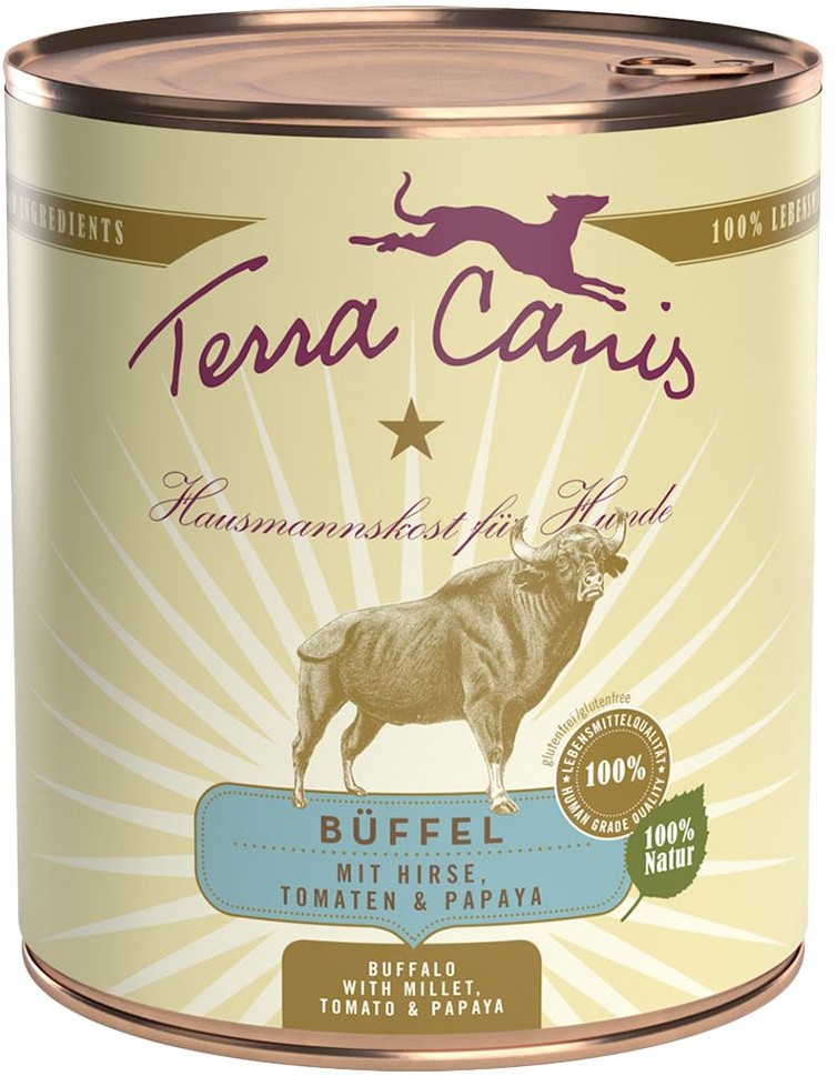 Terra Canis 12 x 800 g - Królik z cukinią, amarantem i czosnkiem niedźwiedzim