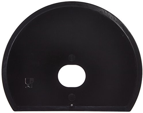 Maya Professional Tools 81915  6 elastyczny łopatka do ciasta z otworem, okrągły, FBK/Higiena żywności, 160 MM X 125 MM X 1,65 MM, w kolorze czarnym 81915-6