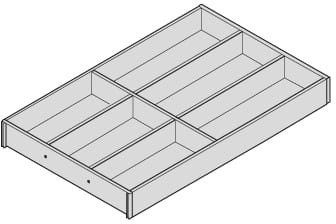 Blum AMBIA-LINE wkład na sztućce do długości 500 mm, szerokość 300 mm ZC7S500BS3