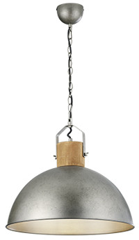 Trio Leuchten Przemysłowa lampa wisząca stal - Arti