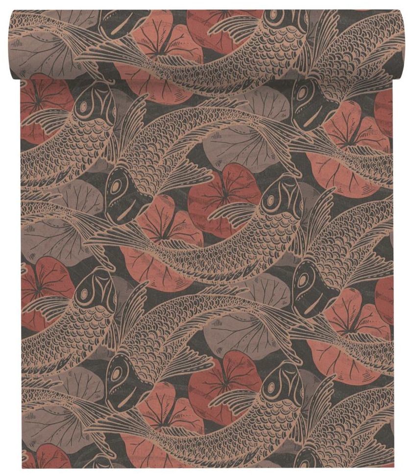 A.S. Creation Tapeta Metropolitan 378595 czerwona winylowa na flizelinie