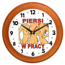 Atrix Zegar drewniany rondo dla pracoholika ATW301PP