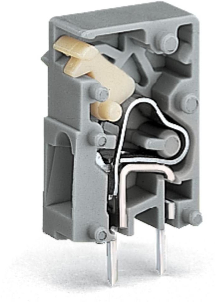 Wago Zacisk sprężynowy 2.50 mm Ilość PIN 1 741-901 Kolor szary 4320 szt 741-901