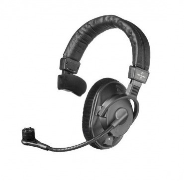 Beyerdynamic DT 287 PV MK II 250 - Zestaw nagłowny z pojedynczą słuchawką i mikrofonem pojemnościowym i charakterystyce kardioidalnej z odgina...