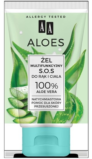 Oceanic ALOES Żel Mukltifukcyjny 100% S.O.S Aloe Vera 150ml
