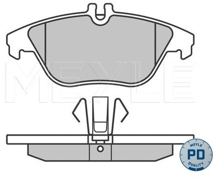 Wulf Gaertner Autoparts Zestaw klocków hamulcowych, hamulce tarczowe Wulf Gaertner Autoparts 025 242 5317/PD