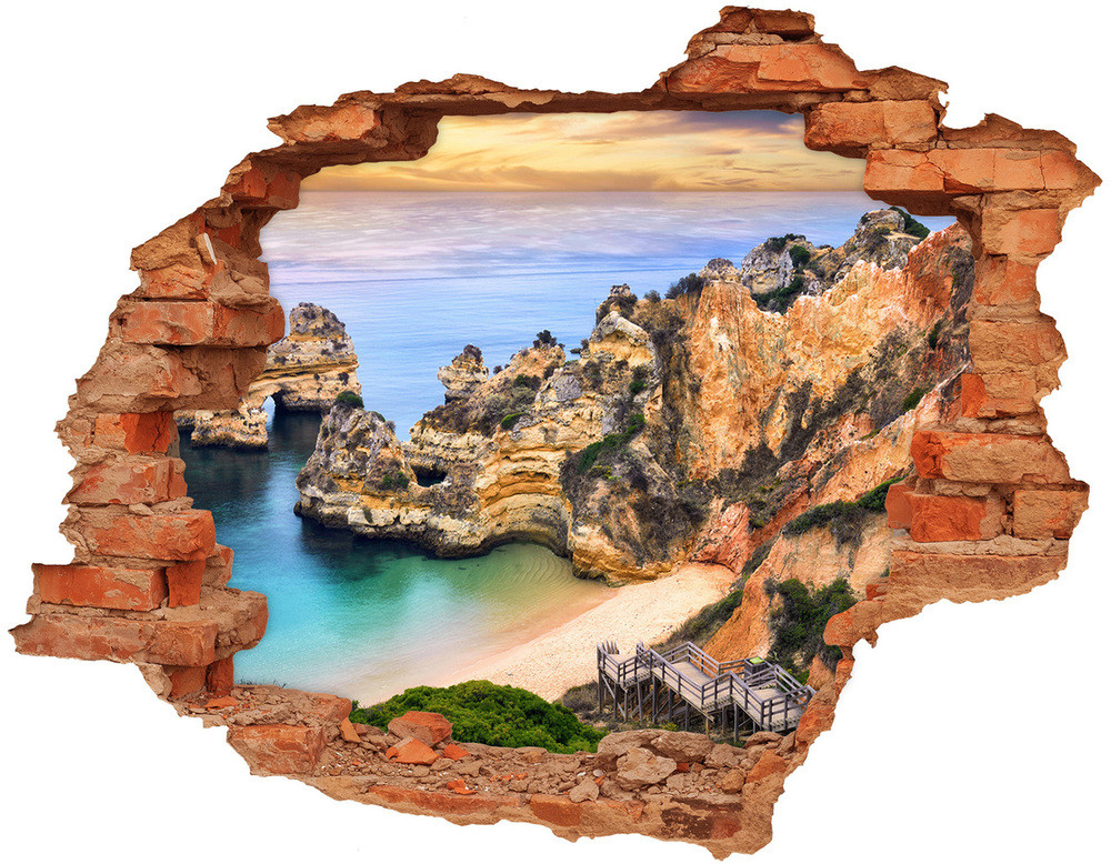 Wallmuralia.pl naklejka fototapeta 3D widok Lagos Portugalia