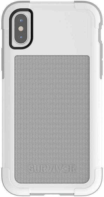 Griffin Survivor Fit - Pancerne etui iPhone X (biały/szary) b2btrade-10202-0