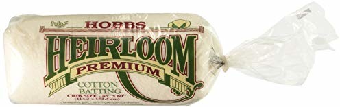 Hobbs Hobbs Heirloom bawełna premium: 45 x 152 cm (łóżeczko), mieszanka, biała HL45